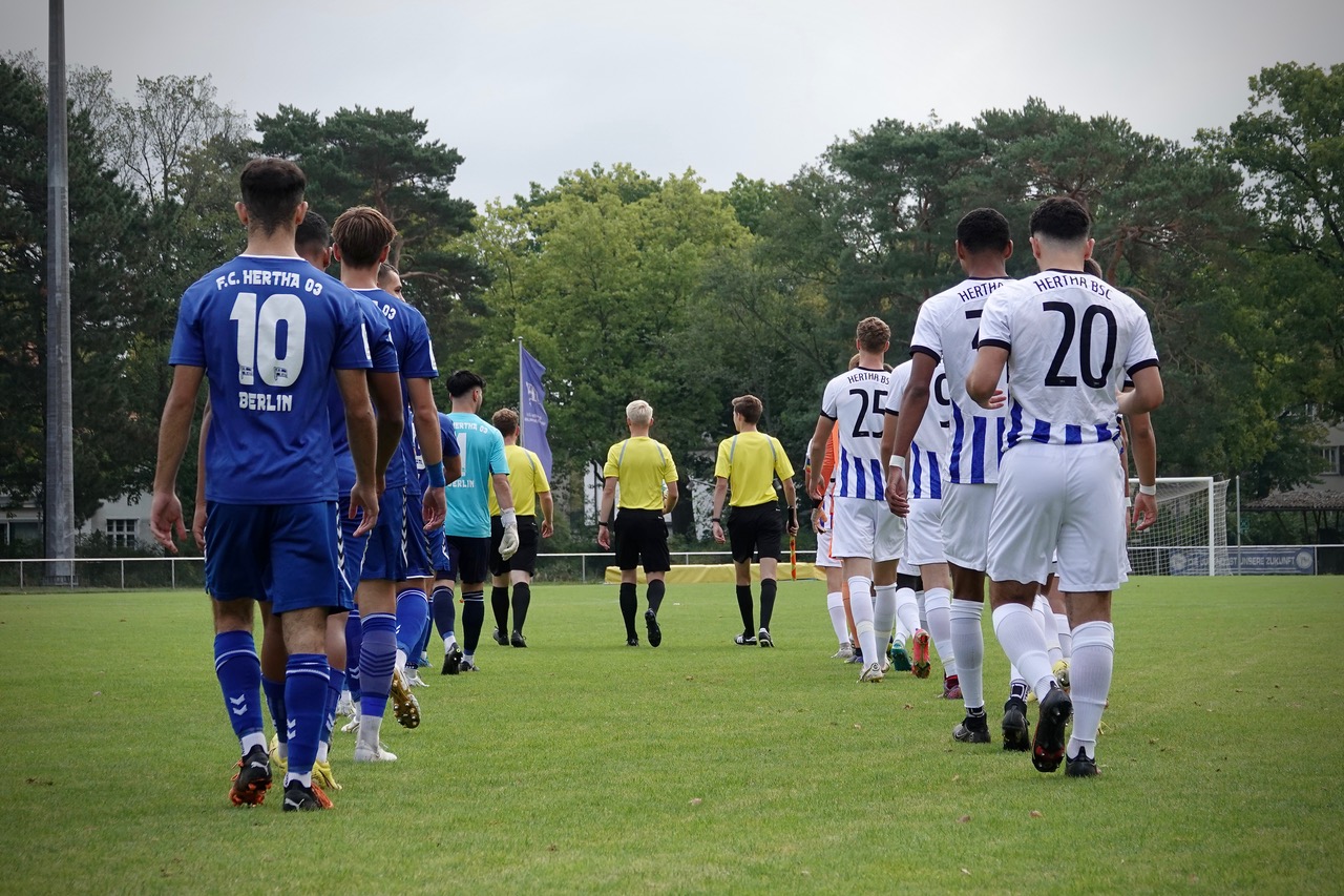 A-Junioren im Pokal gegen Hertha BSC