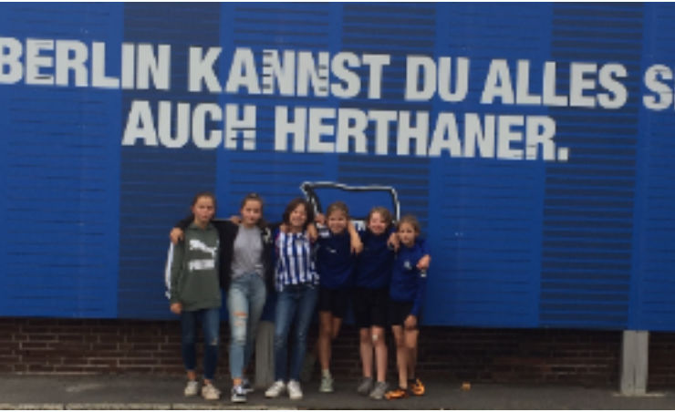 Mädchen bei Hertha BSC