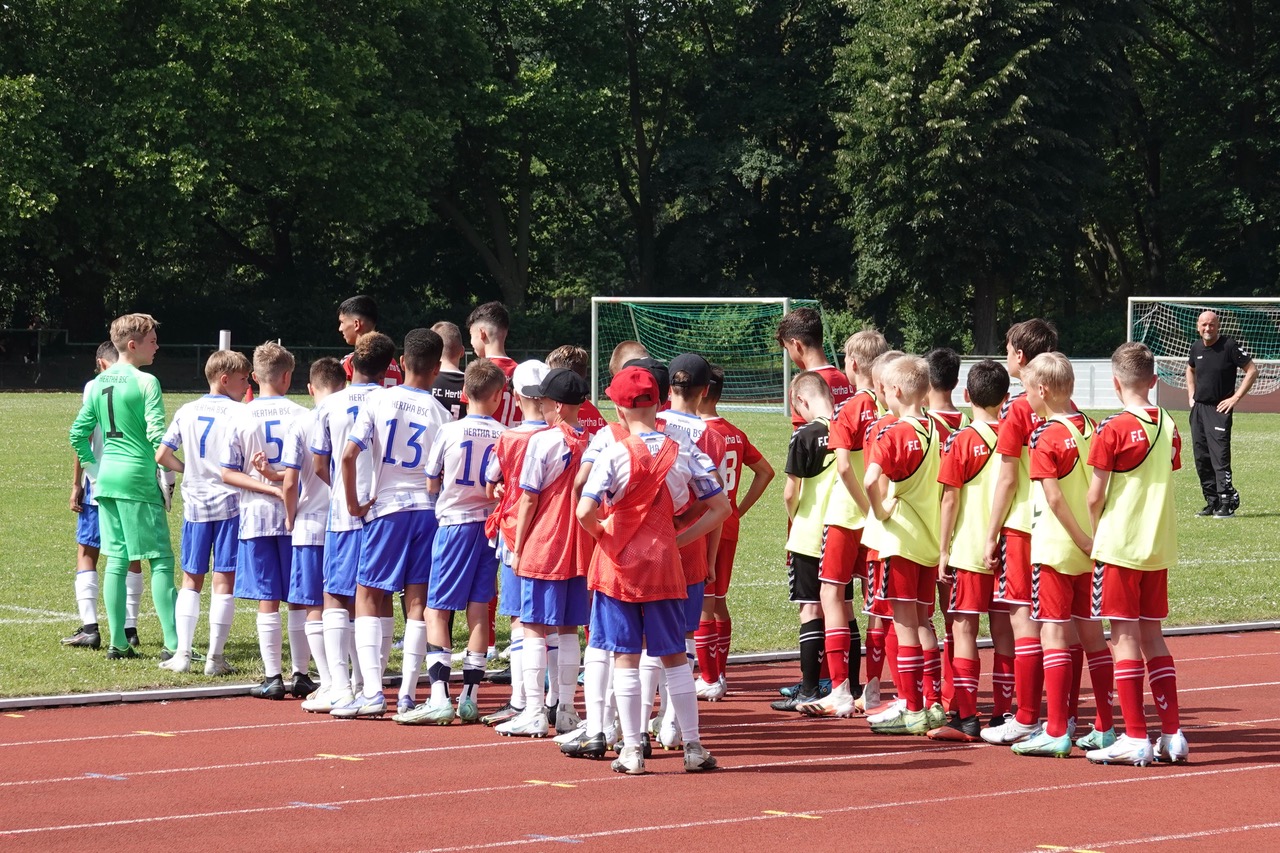 D-Junioren im Meisterschaftsspiel gegen Hertha BSC